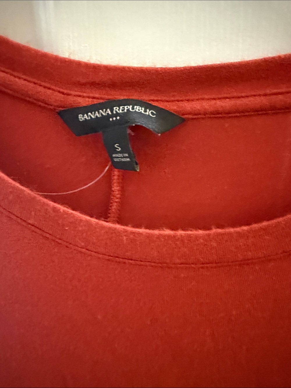 Banana Republic Brick Red Crewneck Top - Picture 3 of 4